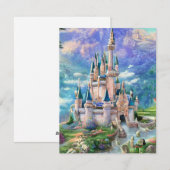 Ultra Gedetailleerde whimsical Fairytale Castle Tr Feestdagenkaart (Voorkant / Achterkant)