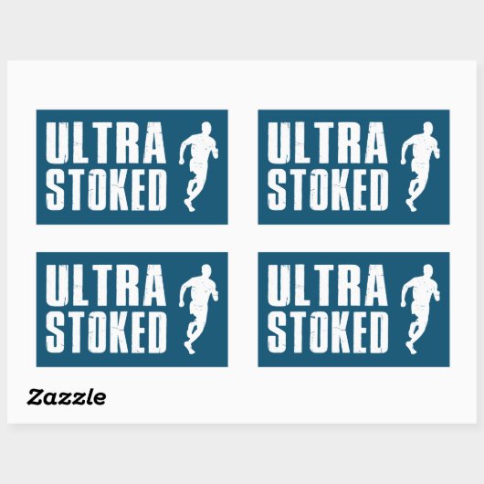 Ultra Gestopt Rechthoekige Sticker (Vel)