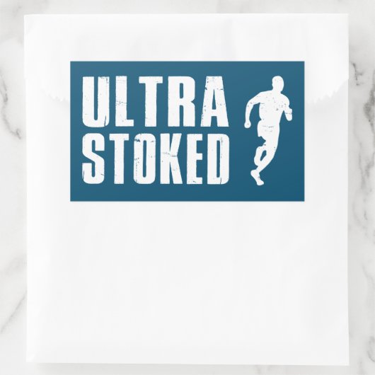 Ultra Gestopt Rechthoekige Sticker (Tas)