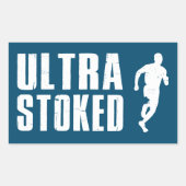 Ultra Gestopt Rechthoekige Sticker (Voorkant)