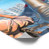 Ultra Giant Hero Man Anime Poster (Hoek)