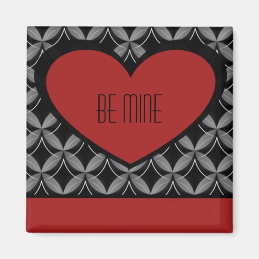 Ultra Glam Heart Magnet, Red Magneet (Voorkant)