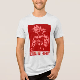 Ultra Intensiteit Design Anime Fitness - Gym Focus Tri-Blend Shirt