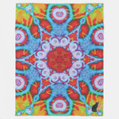 Ultra Kaleidoscope Fleece Blanket (Voorkant)