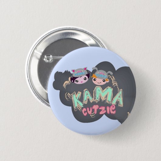 Ultra Kawaii - Kama Cutzie Button (Voorkant /achterkant)