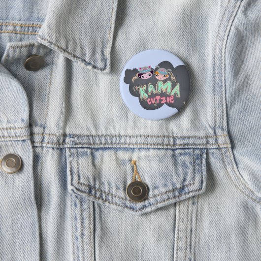 Ultra Kawaii - Kama Cutzie Button (In situ)