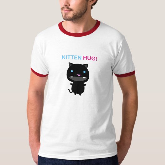 Ultra Kawaii - kittenhug t-shirt! T-shirt (Voorkant)