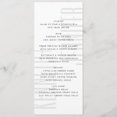 Ultra LET'S EAT Moderne minimalistische gedetaille Menu (Voorkant)