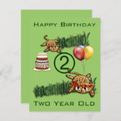 Ultra Leuke Leopard Safari Verjaardag Uitnodiginge Uitnodiging Briefkaart (Voorkant / Achterkant)