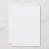 Ultra Lichtgrijze Minimale Achtergrond Save The Date (Achterkant)