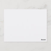 Ultra Light Gray Minimal Background Briefkaart (Achterkant)