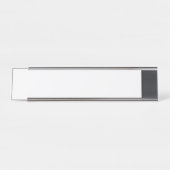 Ultra Light Gray Minimal Background Bureau Naambordje (Voorkant)