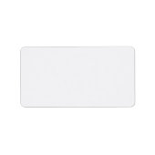 Ultra Light Gray Minimal Background Etiket (Voorkant)