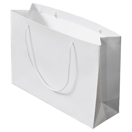 Ultra Light Gray Minimal Background Groot Cadeauzakje (Achterkant Gekanteld)