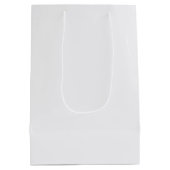 Ultra Light Gray Minimal Background Medium Cadeauzakje (Achterkant)