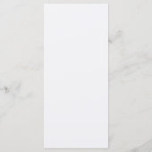Ultra Light Gray Minimal Background Menu (Achterkant)
