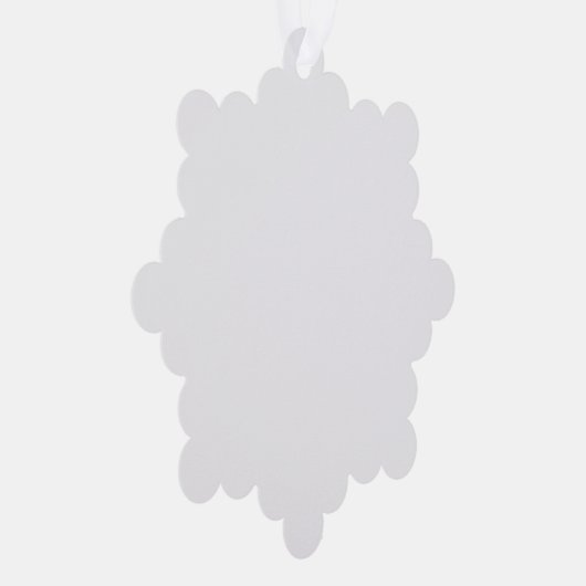 Ultra Light Gray Minimal Background Ornament Kaart (Rechts)