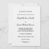 Ultra Light Gray Minimal Background Save The Date (Voorkant)