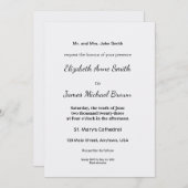 Ultra Light Gray Minimal Background Save The Date (Voorkant / Achterkant)