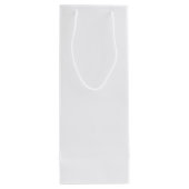 Ultra Light Gray Minimal Background Wijn Cadeautas (Achterkant)