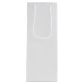 Ultra Light Gray Minimal Background Wijn Cadeautas (Voorkant)