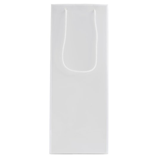 Ultra Light Gray Minimal Background Wijn Cadeautas (Voorkant)