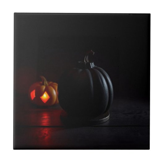 Ultra-luxe gotische Halloween keramische tegeldeco Tegeltje (Voorkant)