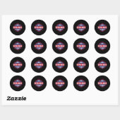 Ultra MAGA 47 Ronde Sticker (Vel)