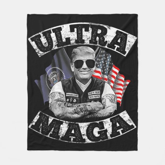 Ultra MAGA 76 Fleece Deken (Voorkant)