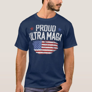 Ultra Maga American Flag Displex Ultra T-shirt