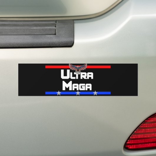 Ultra Maga Bumpersticker (Op auto)