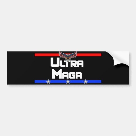 Ultra Maga Bumpersticker (Voorkant)