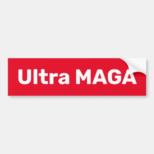 Ultra MAGA-Bumpersticker Bumpersticker (Voorkant)