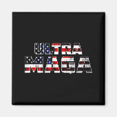 Ultra Maga Donald Trump Joe Biden Republican Ameri Magneet (Voorkant)