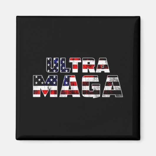 Ultra Maga Donald Trump Joe Biden Republican Ameri Magneet (Voorkant)