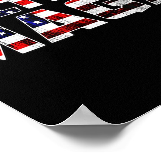 Ultra Maga Donald Trump Joe Biden Republican Ameri Poster (Hoek)