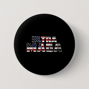 Ultra Maga Donald Trump Joe Biden Republikeins Ame Ronde Button 5,7 Cm