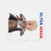 Ultra Maga , en de grote maankoning Fleece Deken (Voorkant (Horizontaal))