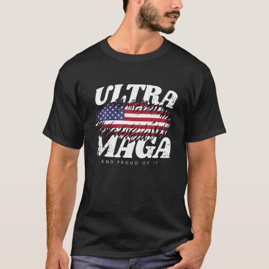  Ultra MAGA en de mens T-shirt (Voorkant)