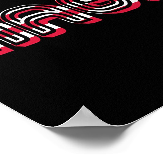 ultra maga Flag American Flag Verenigde Staten Poster (Hoek)