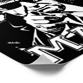 Ultra MAGA Fun Anti-Biden US Flag Pro Trump Trend Poster (Hoek)