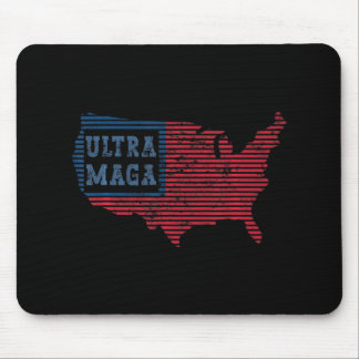 Ultra MAGA Fun Trendy Women Mannen retro US Flag Muismat