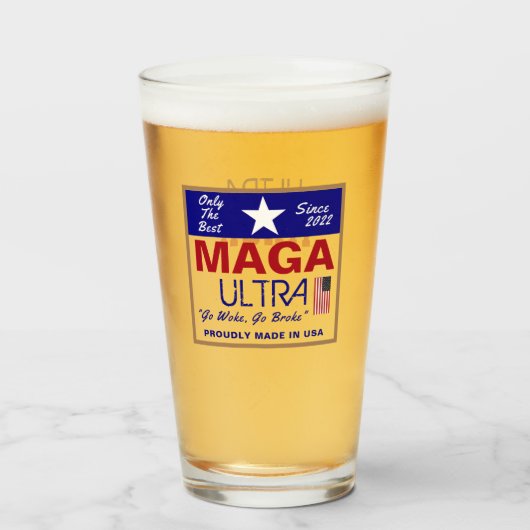 Ultra Maga Glas (Achterkant gevuld)