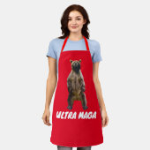 ULTRA MAGA GRIZZLY BEER KITCHEN APRONS SCHORT (Gedragen)