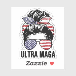 Ultra Maga Head-zonnebril Sticker