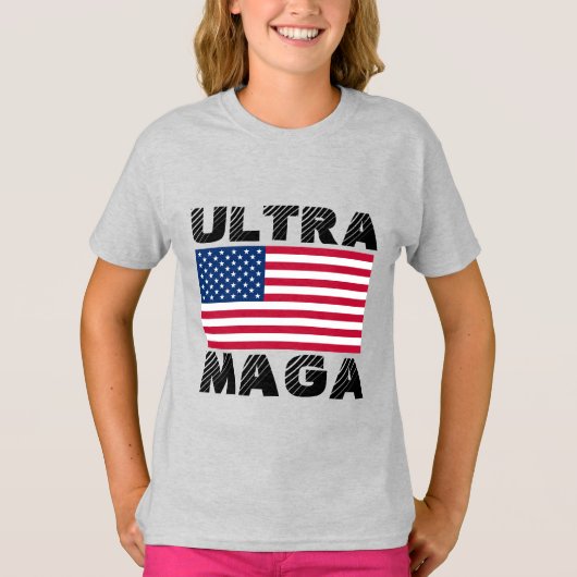 ULTRA MAGA KINDER MEISJES T-SHIRTS ZWANGERS (Voorkant)