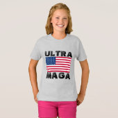ULTRA MAGA KINDER MEISJES T-SHIRTS ZWANGERS (Voorkant volledig)