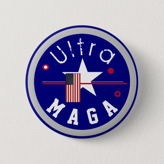 Ultra MAGA knop Ronde Button 5,7 Cm (Voorkant)