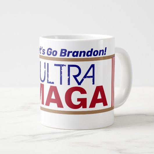 Ultra Maga Let's Go Brandon Grote Koffiekop (Voorkant rechts)