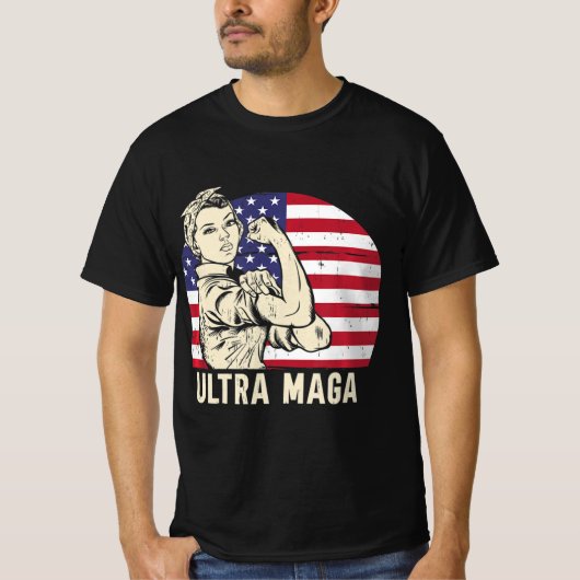 Ultra Maga Messy Bun  T-shirt (Voorkant)